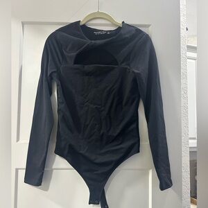 Abercrombie black body suit